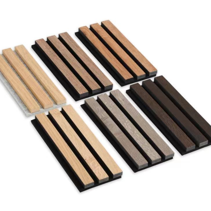 Best Custom Akupanel Acoustic Panels E1 Grade Flame Retardant Material  Grooved Wood Slat Acoustic Panels manufacturers and suppliers