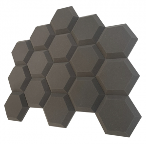 Forma hexagonal Patrones de espuma acústica.